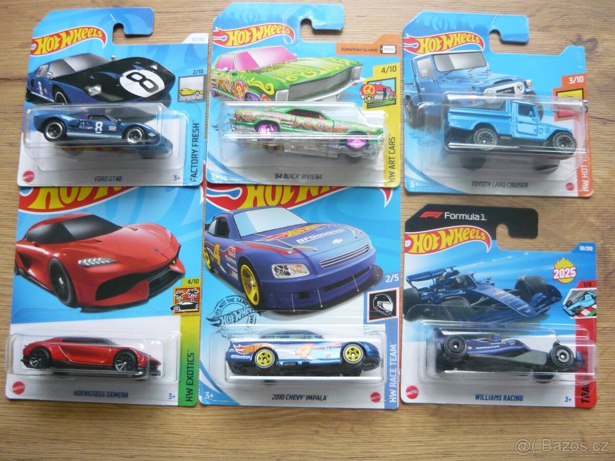 AUTÍČKA HOT WHEELS - 2