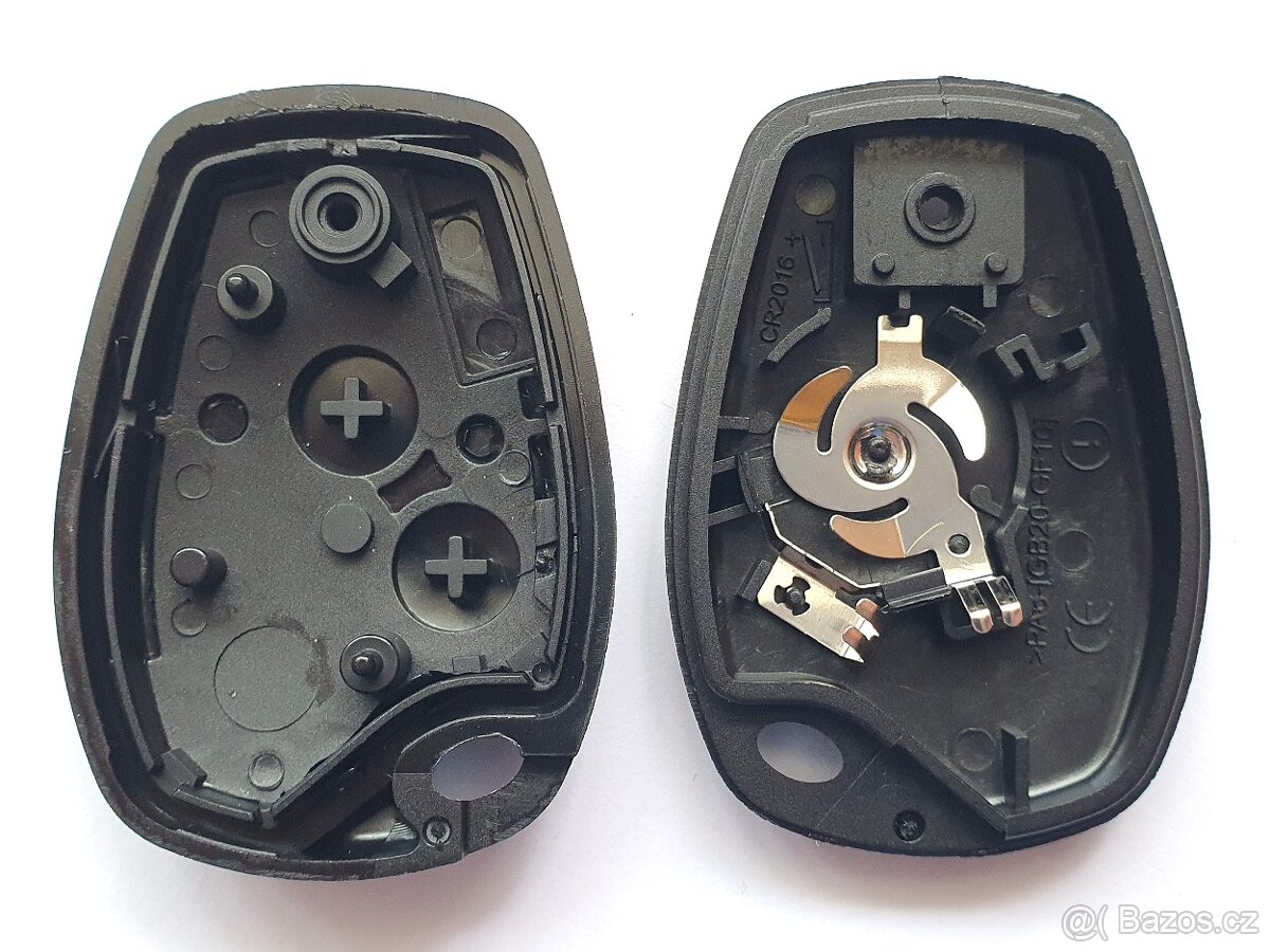 Klíč Dacia Renault Opel Nissan. Obal klíče 2 / 3 tlačítka b - 2
