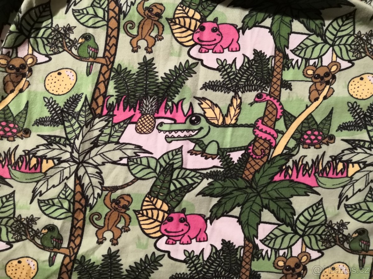 Bavlněné letní šaty "džungle" Lindex 110 - 2
