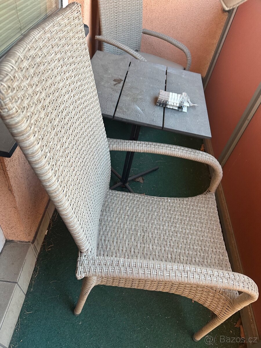 2x zahradní židle ratan JYSK - 2