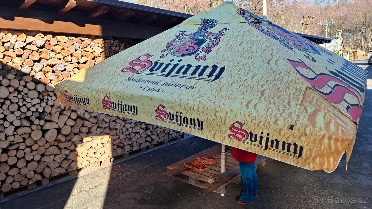 Slunečník Svijany 3,5x3,5 metru - 2