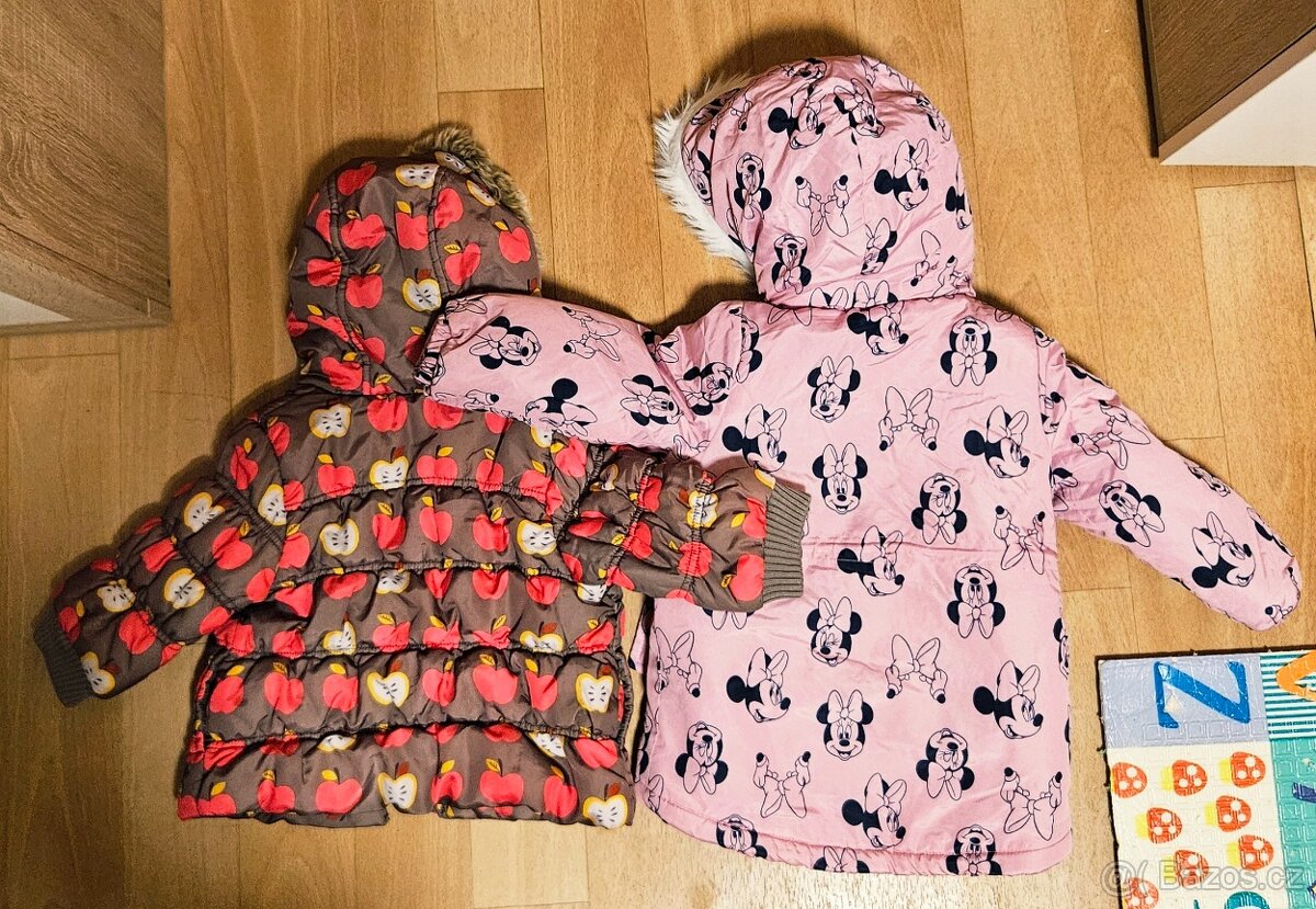 Dětské zimni bundy, velikost 80 - 2