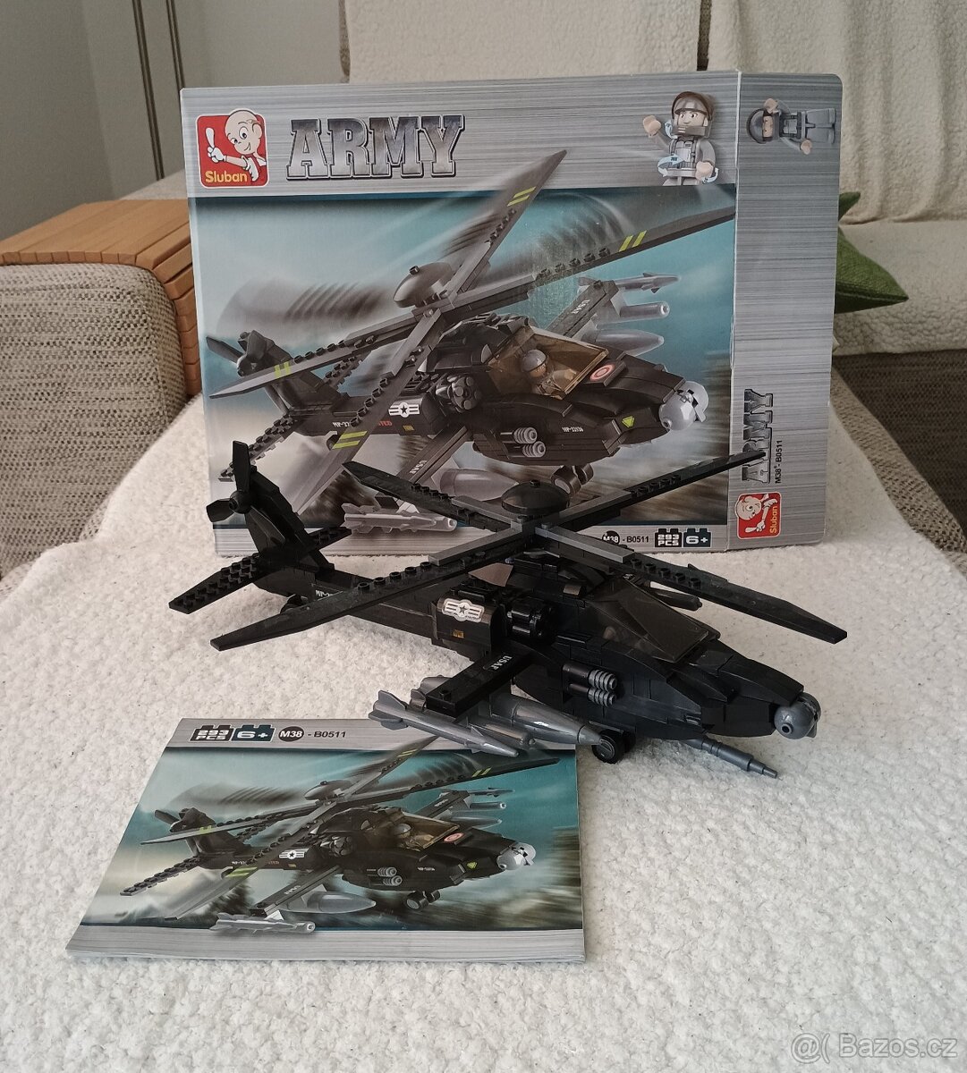 Stavebnice: Army vrtulník Apache - 2