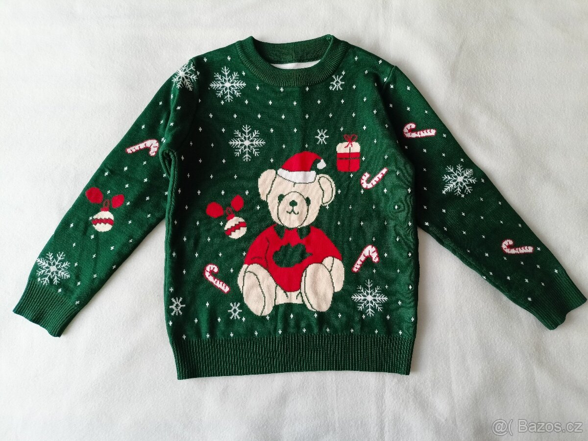 Dětský Vánoční svetr, vel.128 - 2