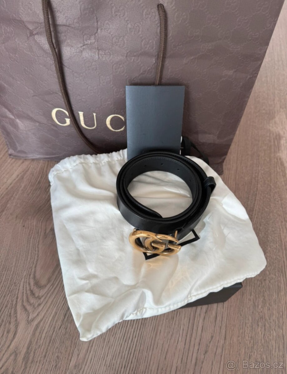 Černý pásek Gucci - 2