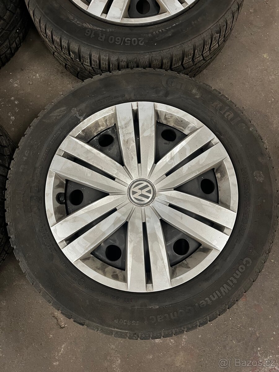 Plechové disky VW s poklicemi R16 6,5J ET48 - 2