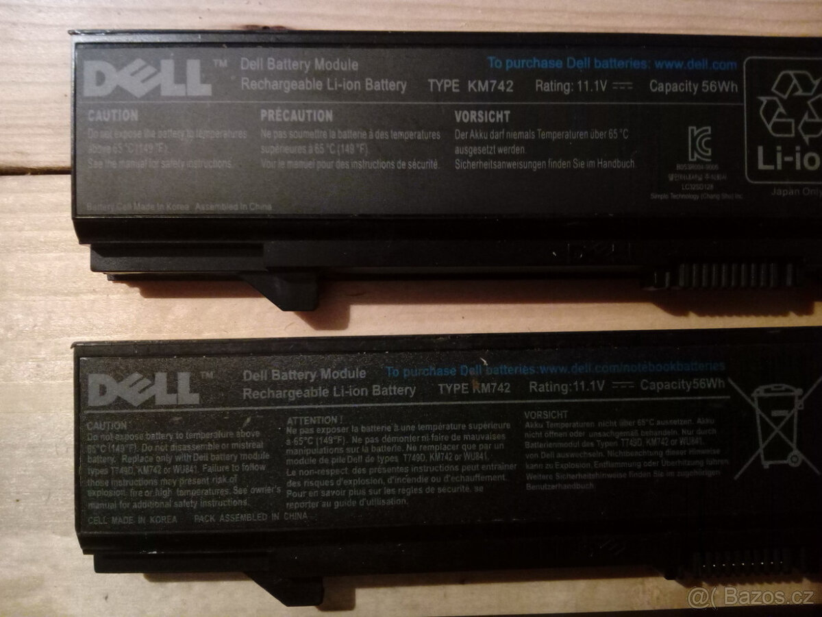 baterie KM742 pro notebooky Latitude E5400,E5500 (1.5hod) - 2