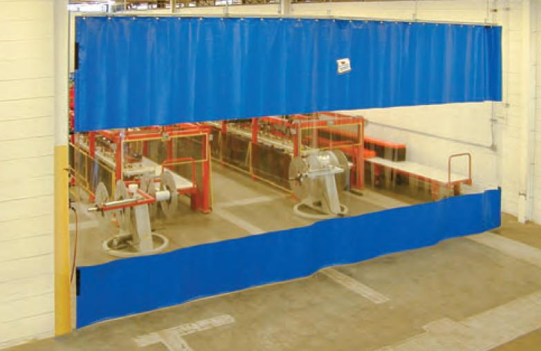 plastový závěs 5850x4600mm, 2ks - 2