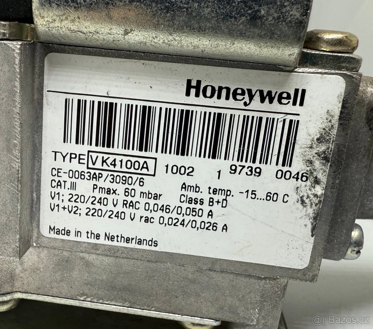 Plynový ventil Honeywell VK4100 A - 2