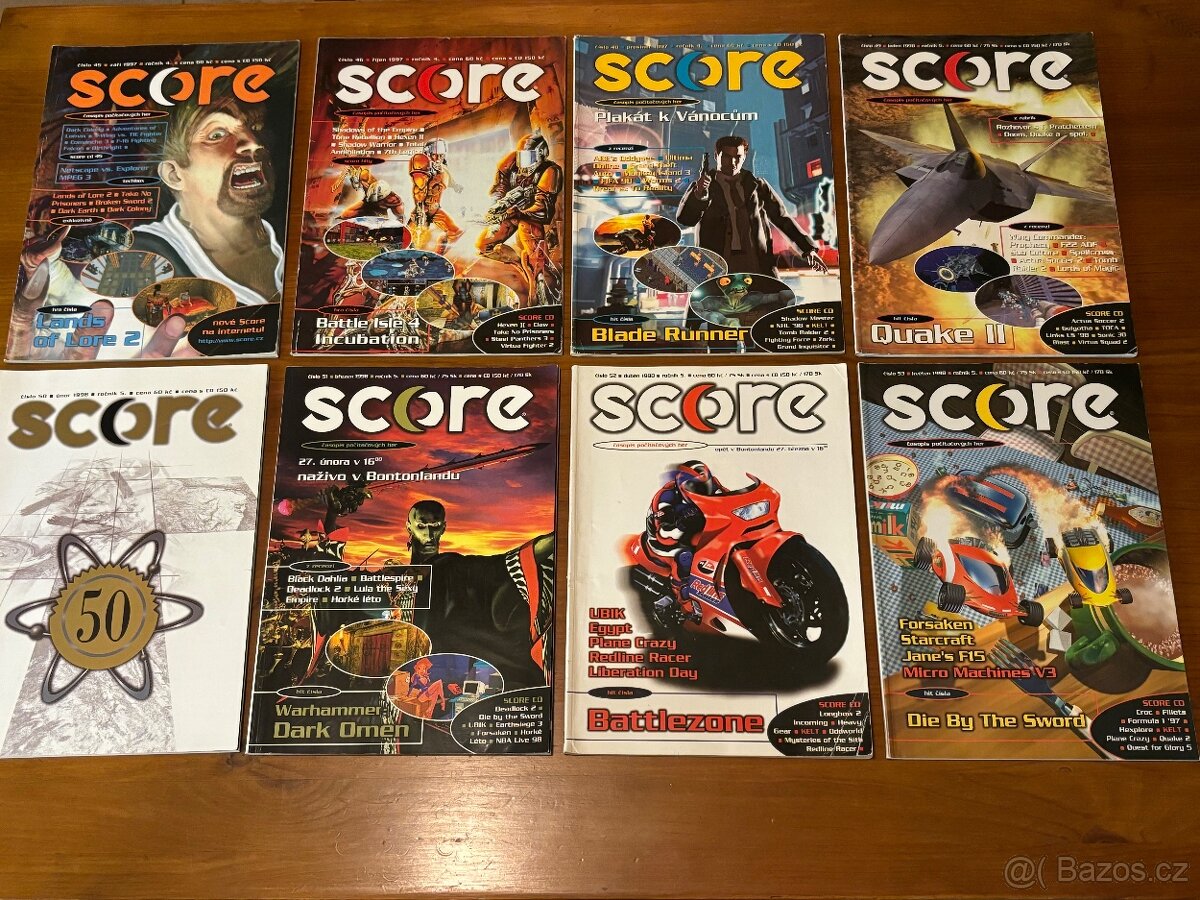 Starší čísla herního časopisu SCORE - 2