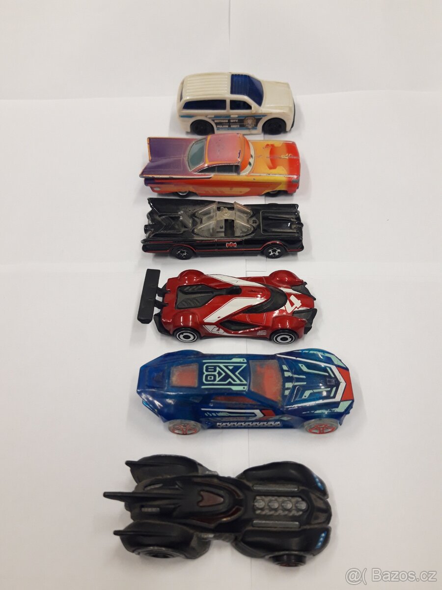 Mattel celokovové "angličáky" 6ks - 2