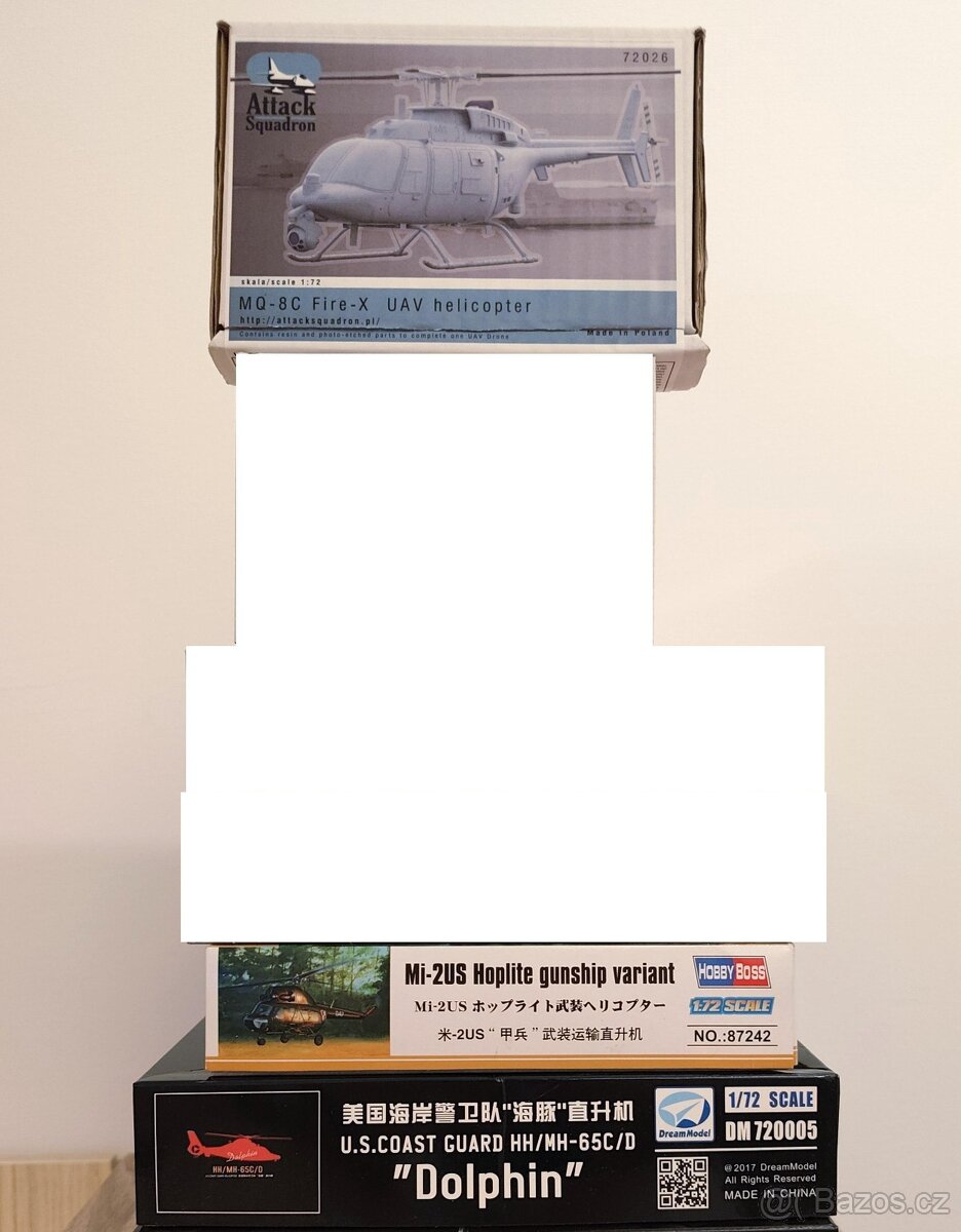 Letadla, Vrtulníky 1:72 - 2