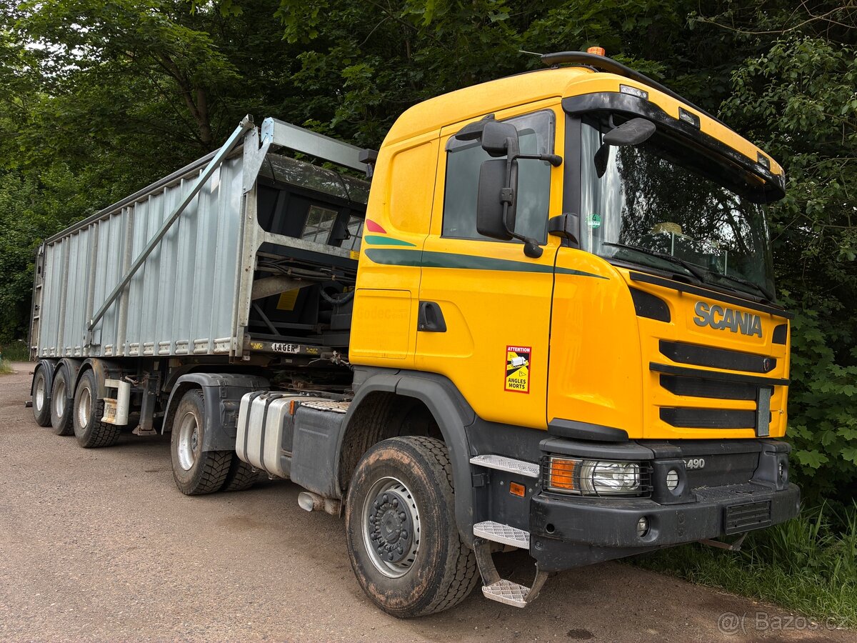 Scania G490 4x4 + Fliegl SDS 350 - 2