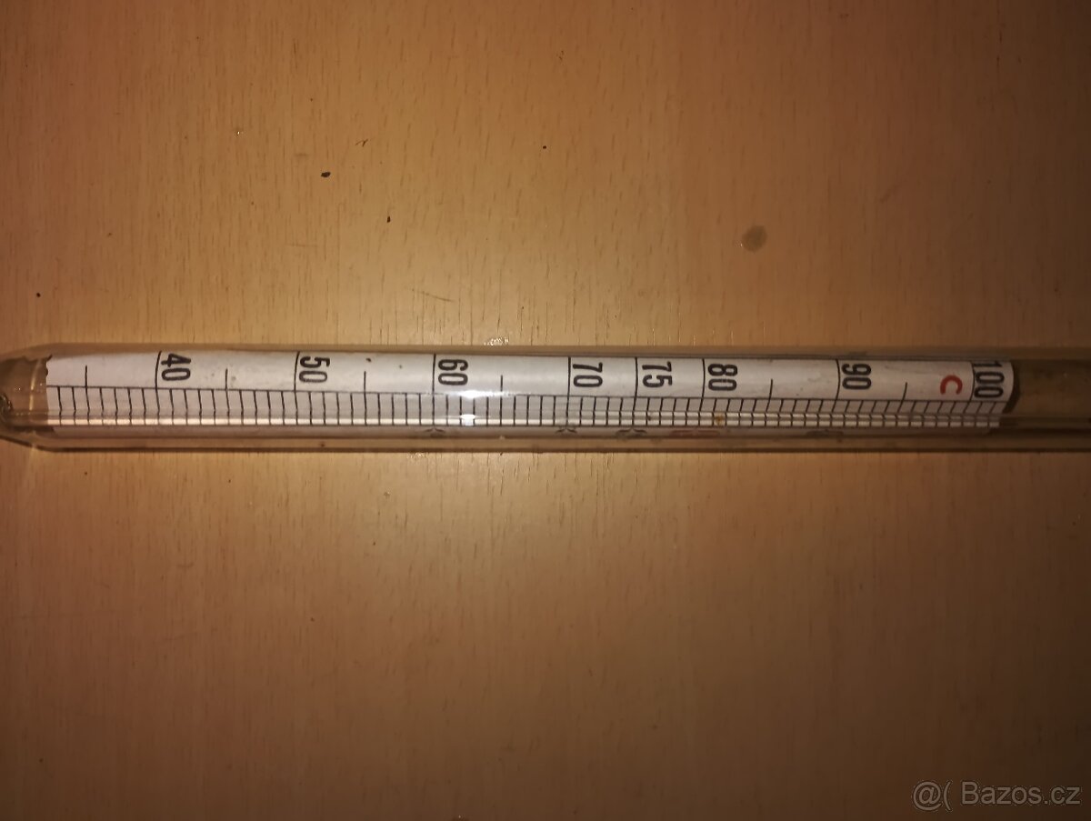 Retro staré rtuťové teploměry - 2