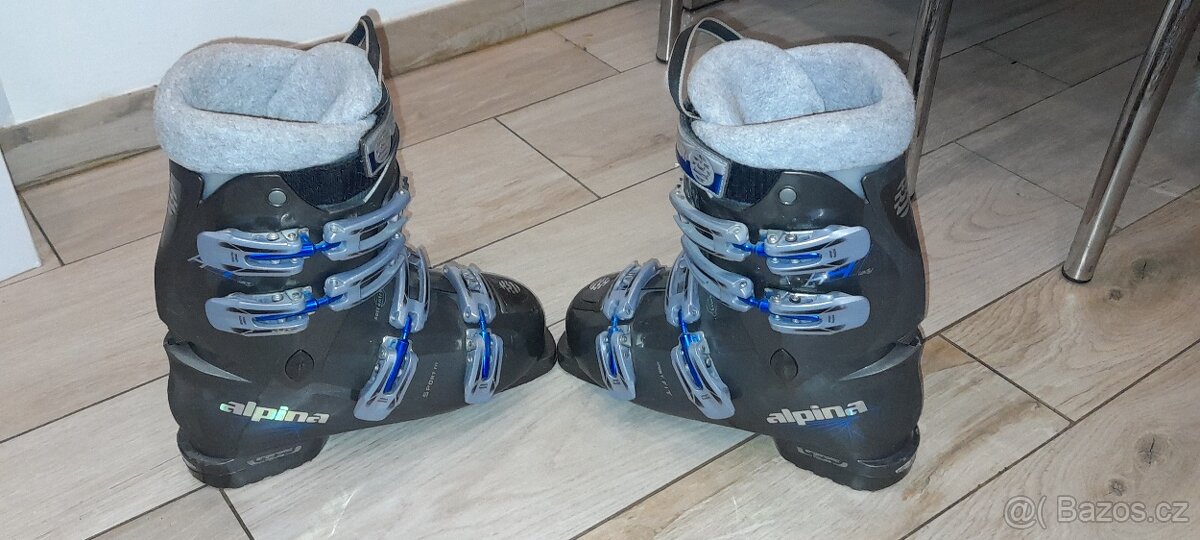 Lyže Blizzard + boty Alpina + hůlky - 2