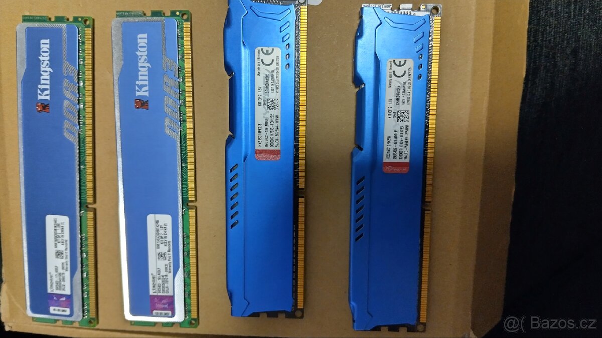 Prodám 2 ks Operační paměti DDR3 800 MHz Kingston - 2