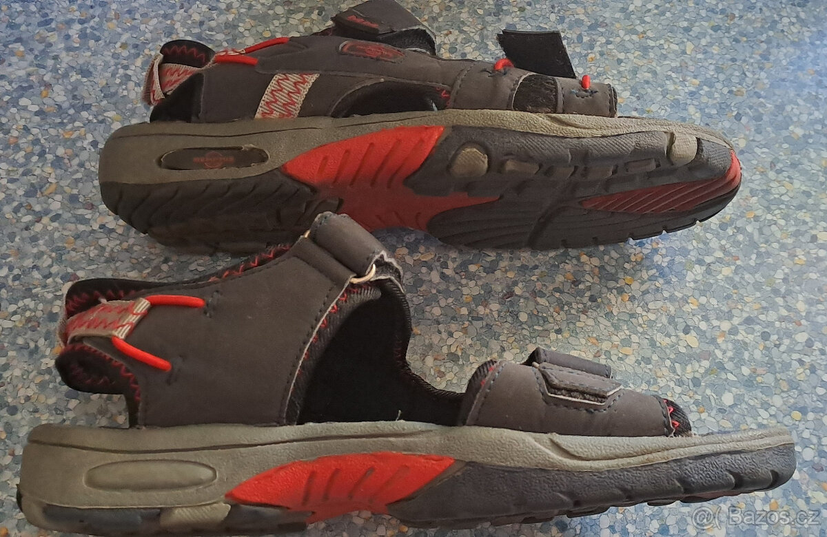 Sandály chlapecké a dívčí, vel.37+38, vn.stélka 23cm+24,5cm - 2