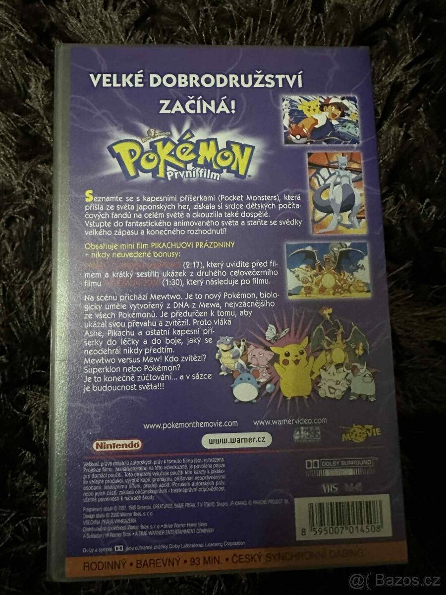 Pokémon VHS – kompletní filmová trilogie (CZ dabing) - 2