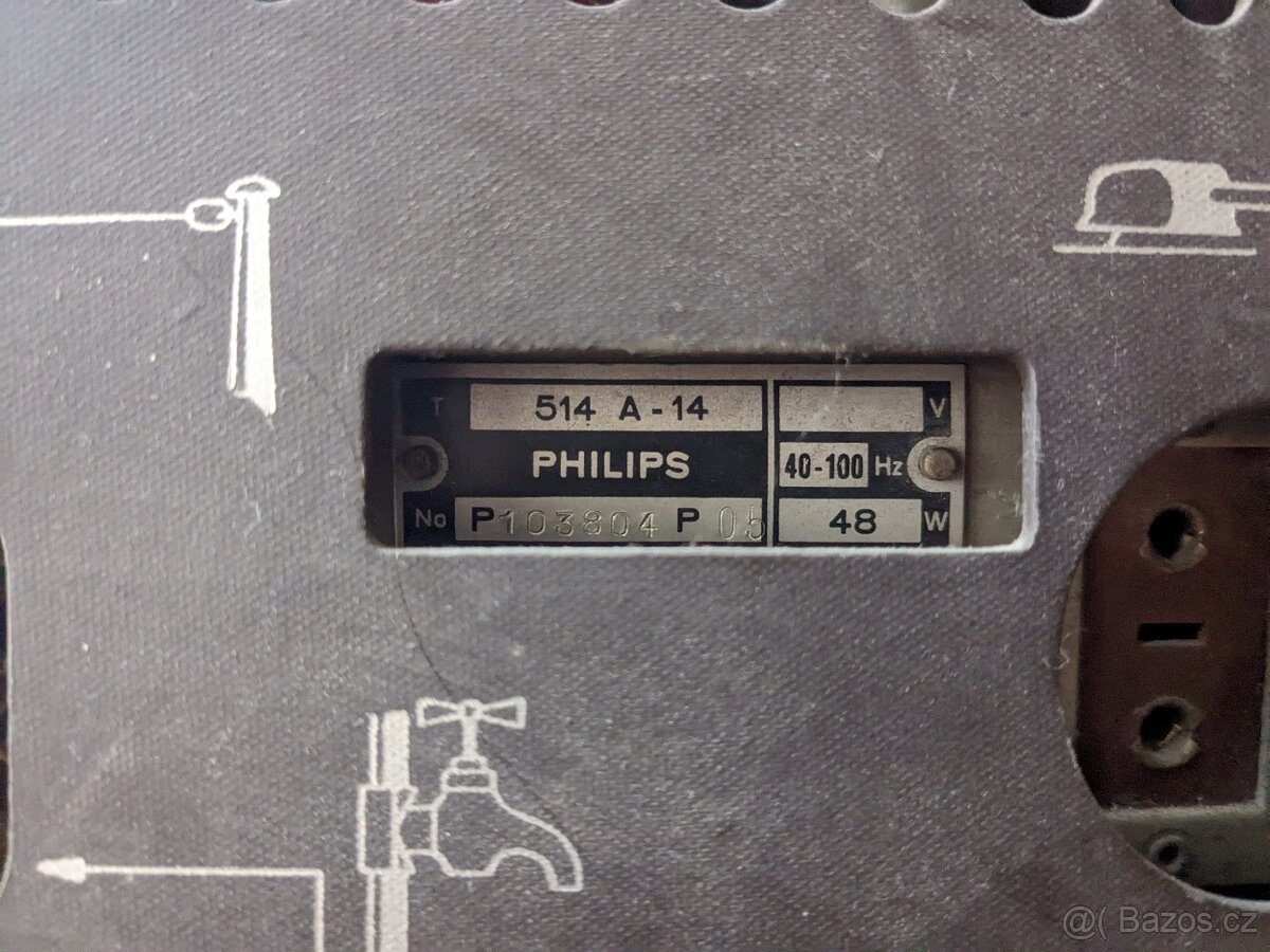 Lampové rádio Philips 514A - 2