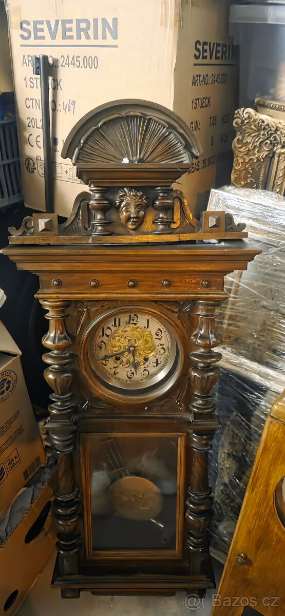 Krásné gravírované Staré hodiny - 2