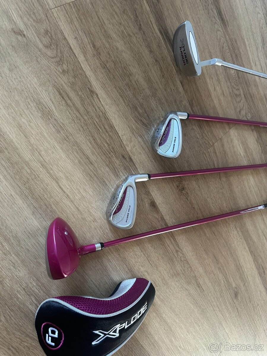 Dětský golfový set XPLODE junior, pravý, 5-8let - 2