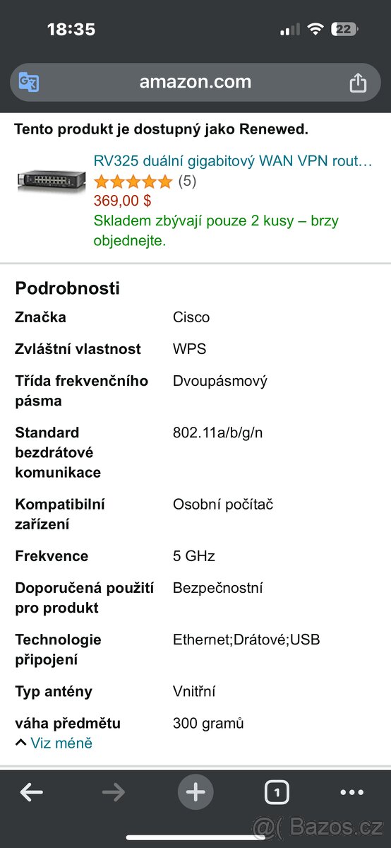 Cisco small business RV325 - 2