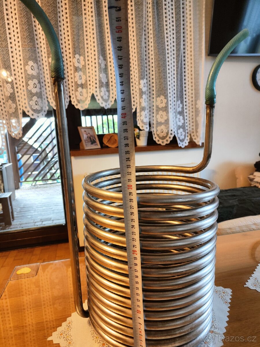 Nerezová spirála - výměník tepla - 2