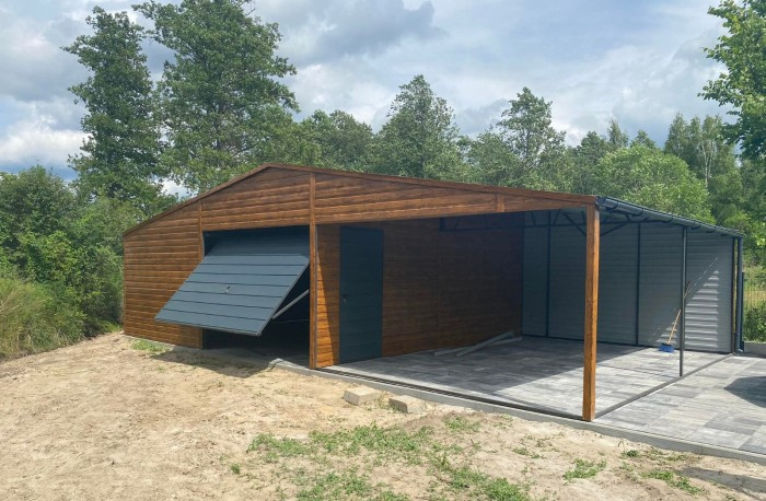 Garáž plechová 6x7 - 2