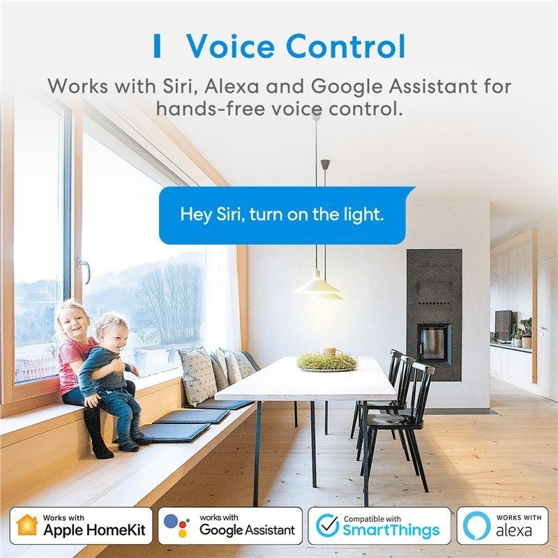 Meross Smart Wi-Fi In-Wall Switch - 2