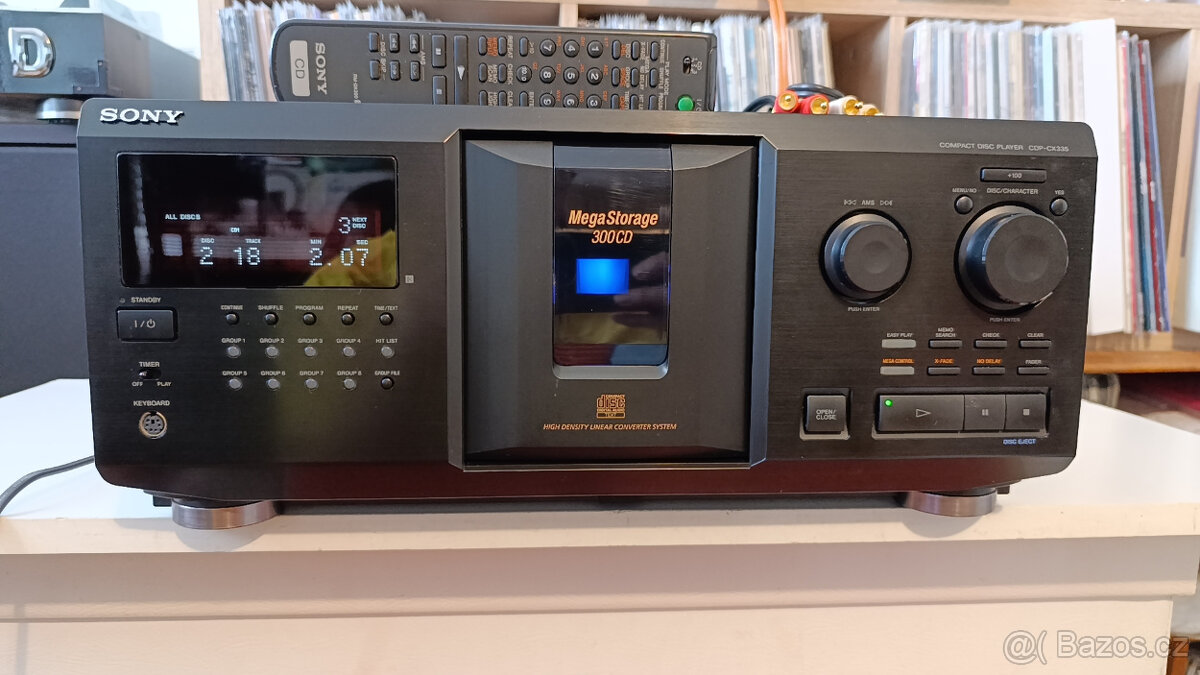 SONY CDP-XC355 Stereo CD Player / Changer 300 CDs - 2