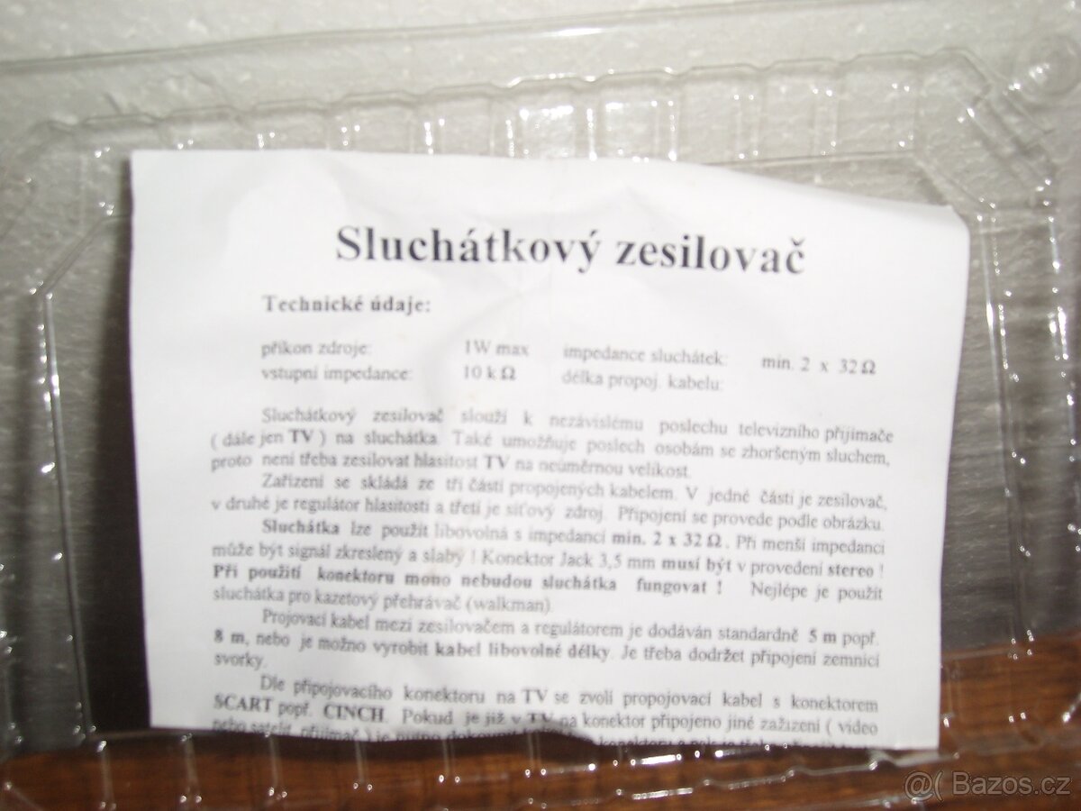 prodám zesilovač pro sluchátka - 2