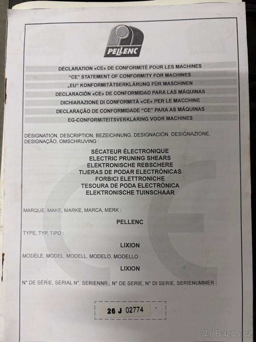 Elektrické nůžky Pellenc - 2