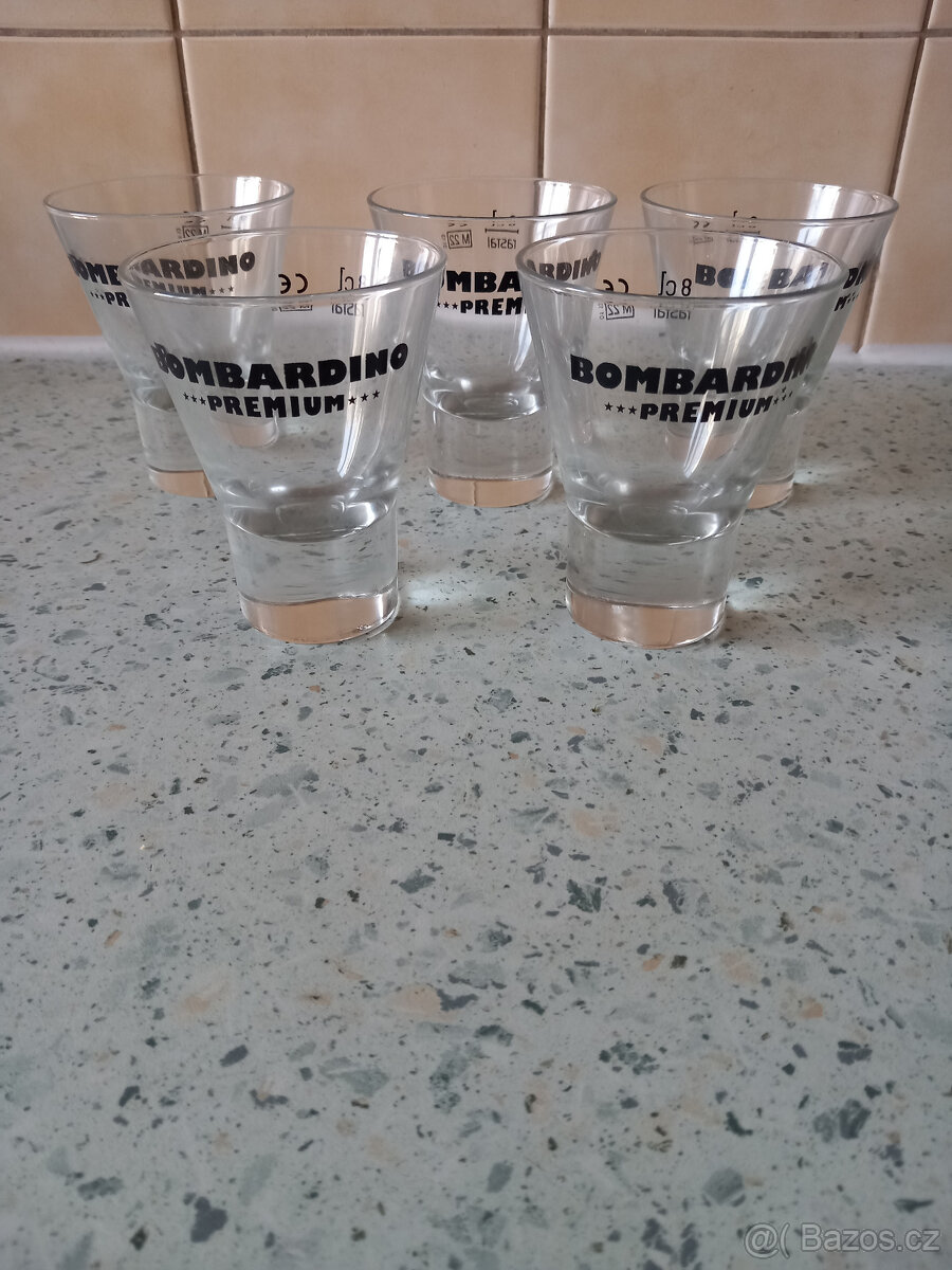 4x sklenička Bombardino 0,8 cl - 2