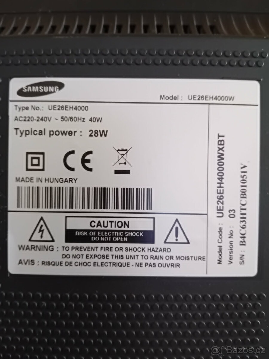 26" Samsung UE26EH4000 - 2