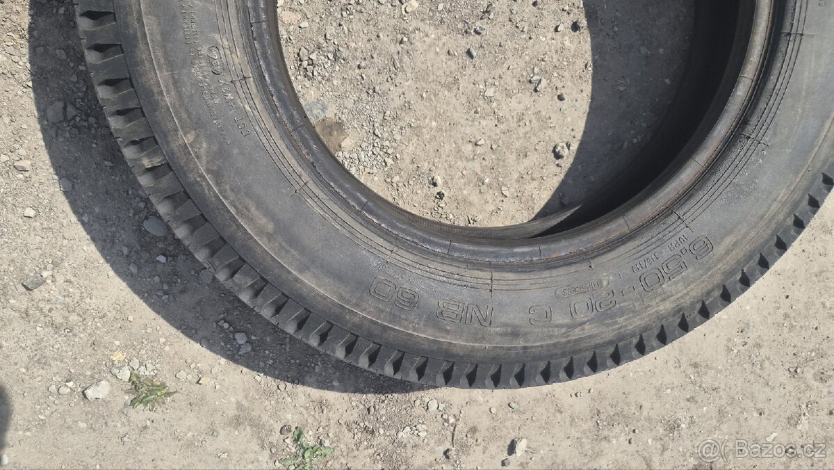 Prodám pneu 6,5-20 C NB 60 na AVIA - 2