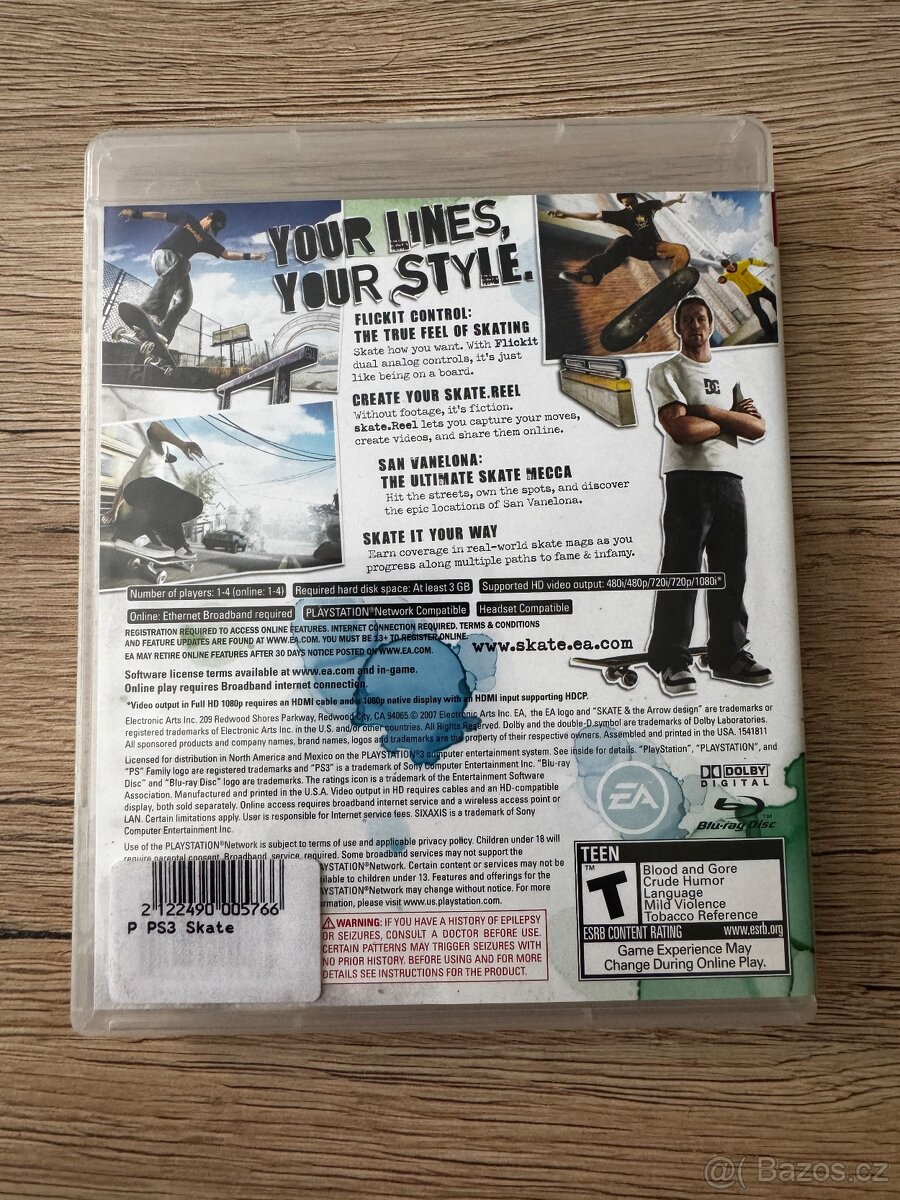 Ps3 - skate. - 2