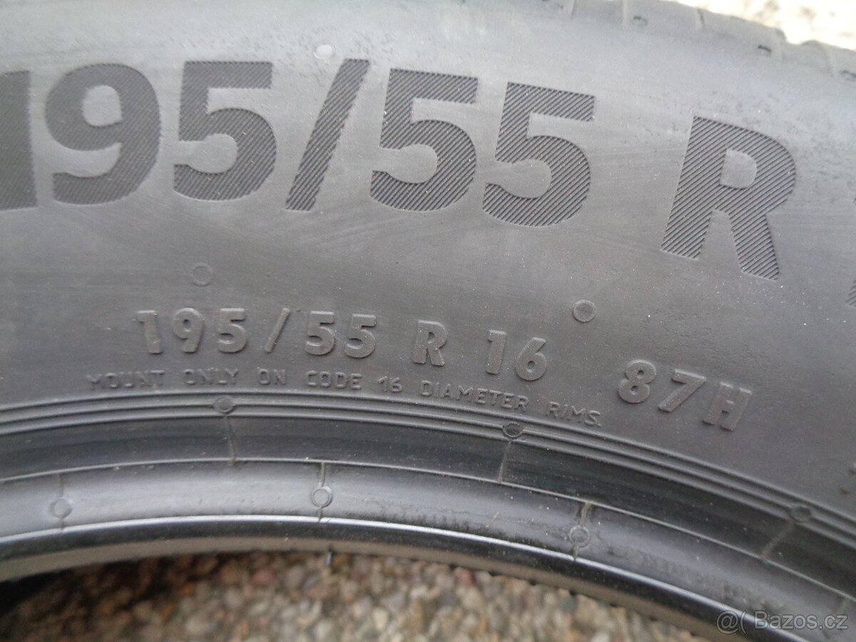 Letni pneu 195/55/16 Continental - Nové - 2