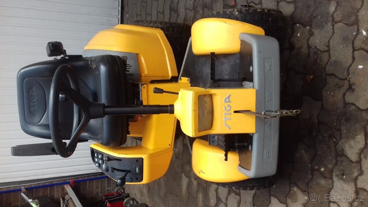 Stiga 4WD sekačka s předním žacím ústrojím na naftu - 2