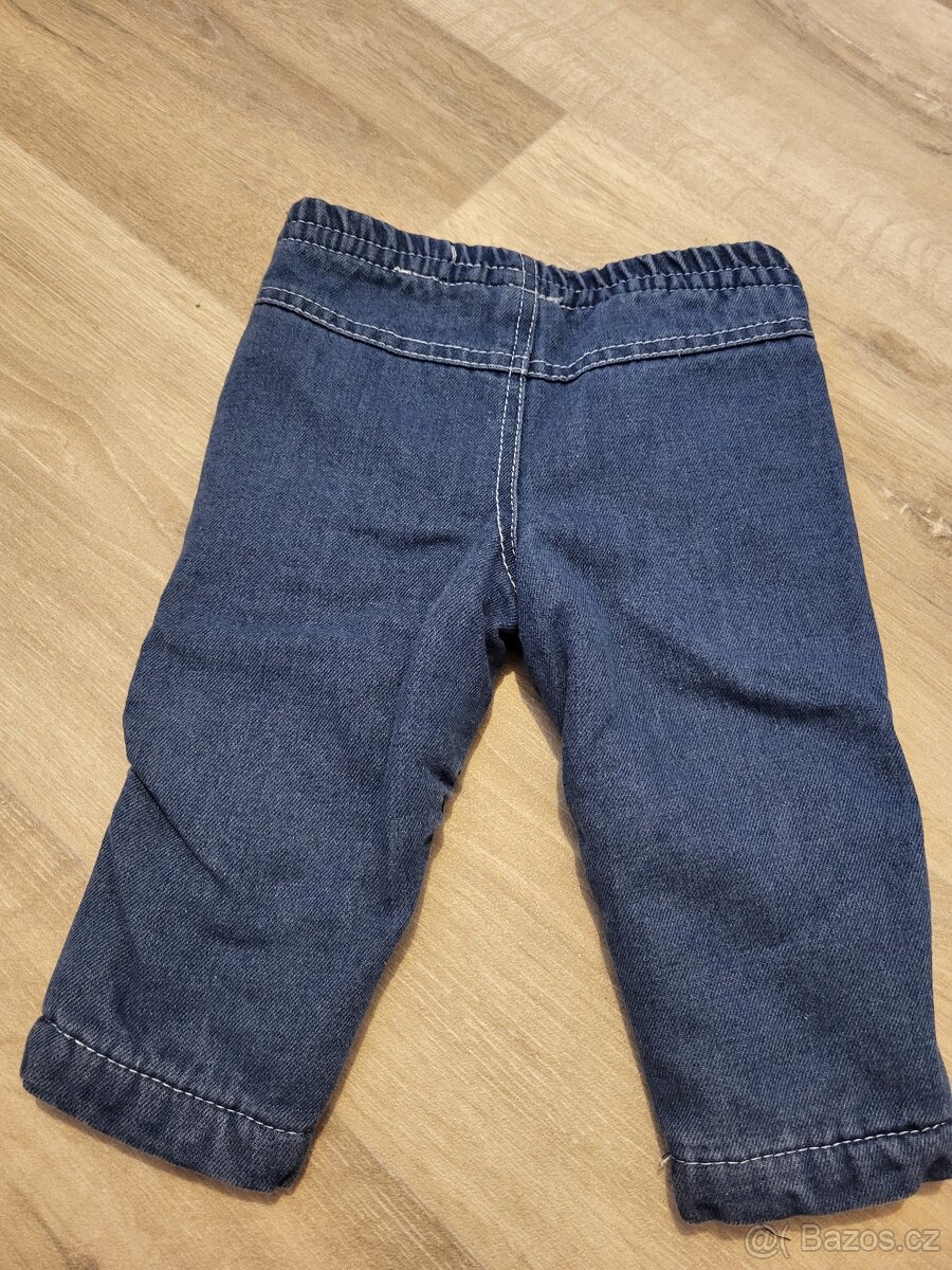 Dívčí zateplené džíny Minnie 6 měsíců - 2