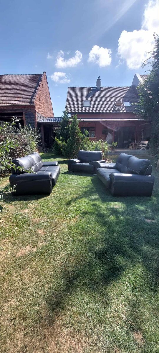 Sedací souprava- eko kůže - 2