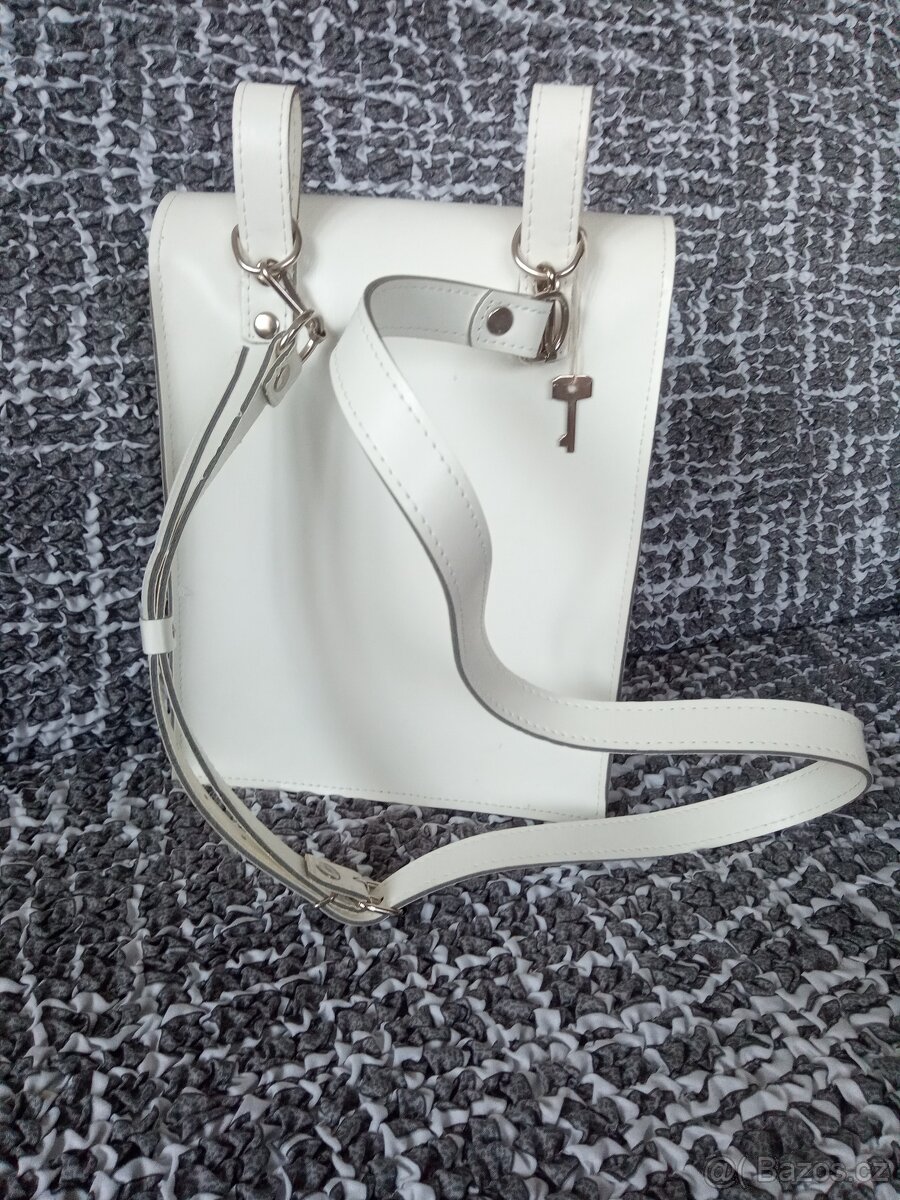 Bílá taška přes rameno - 2