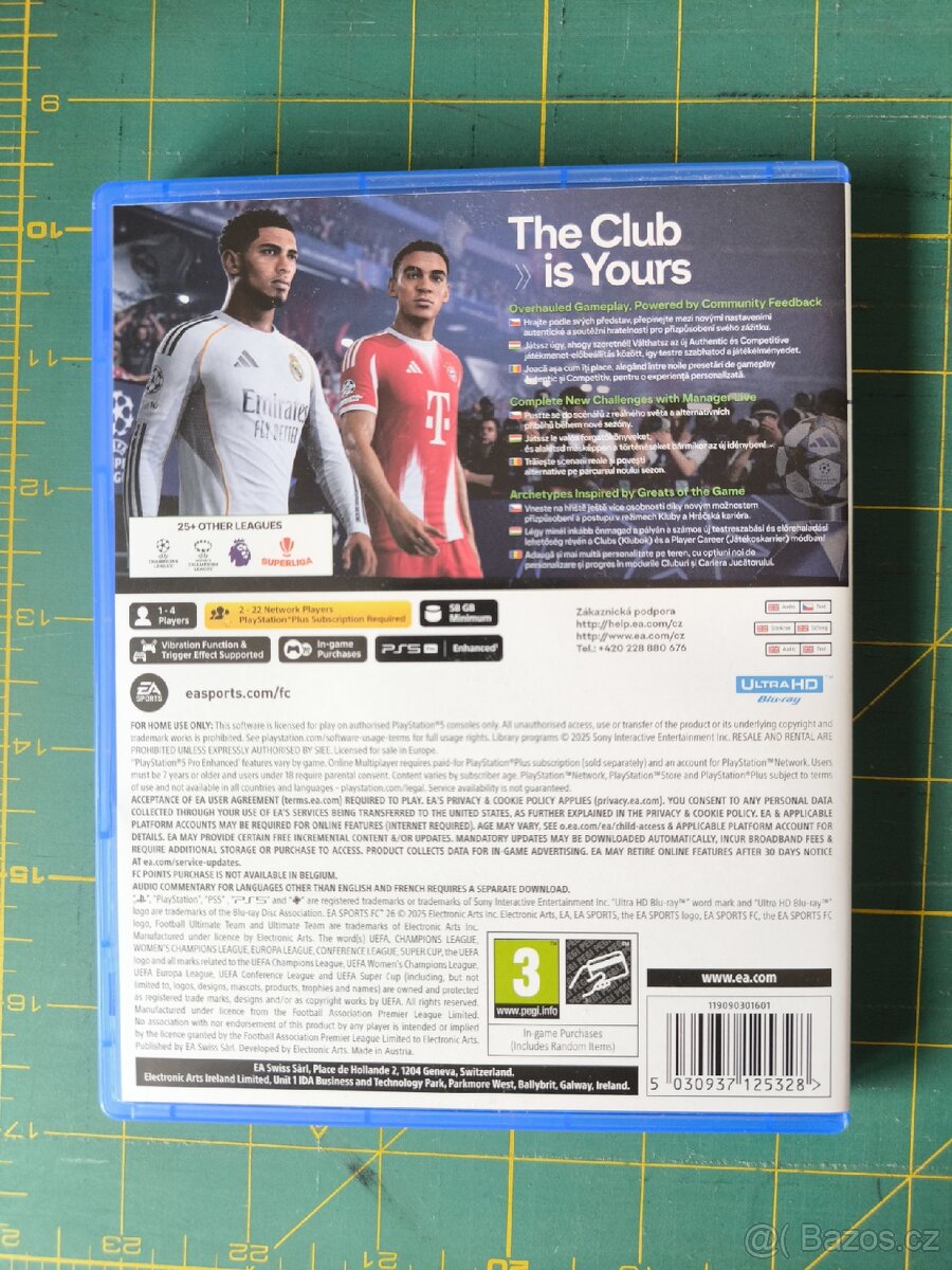 EA FC 26 na PS5 disk - 2