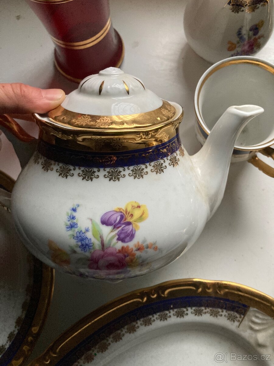 Porcelánový set Thun se zlatem - 2