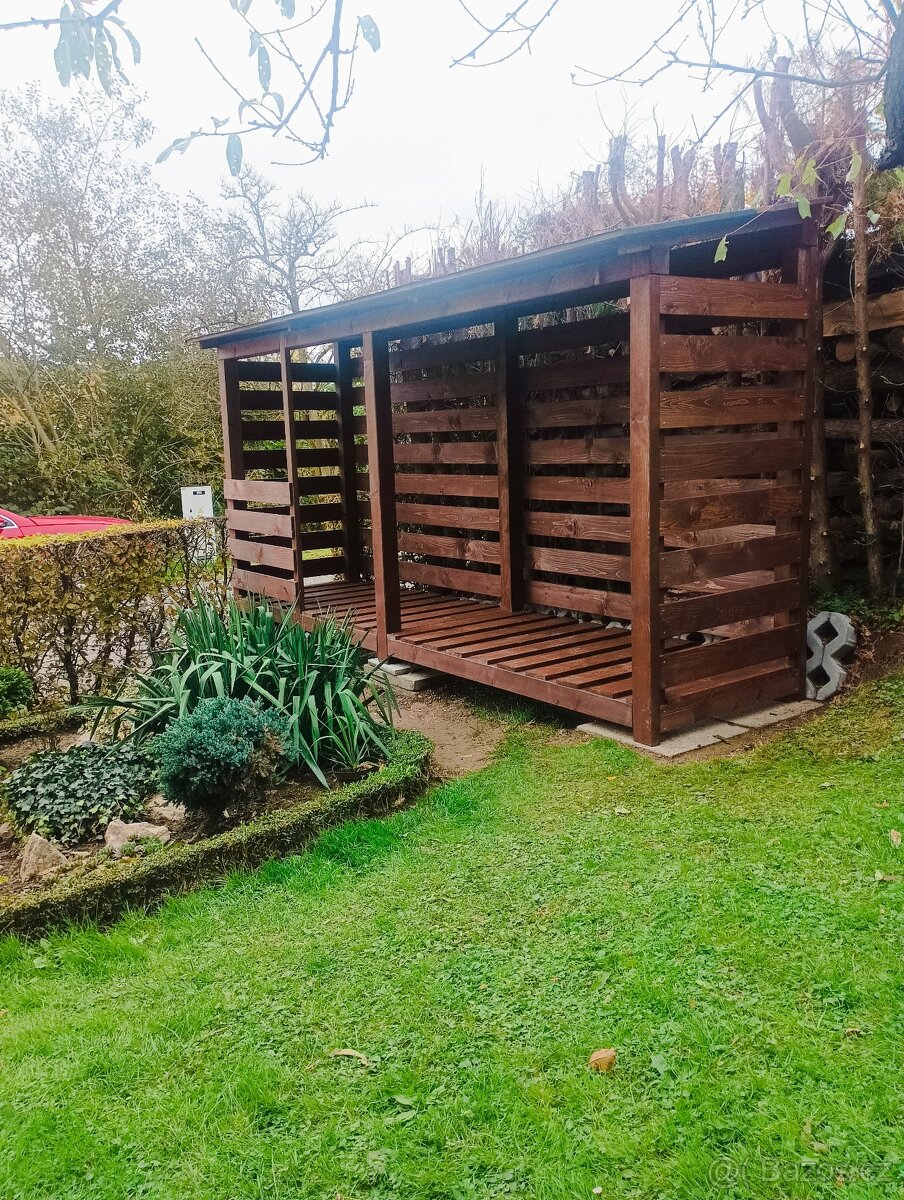 Přístřešek na dřevo - dřevník - 2