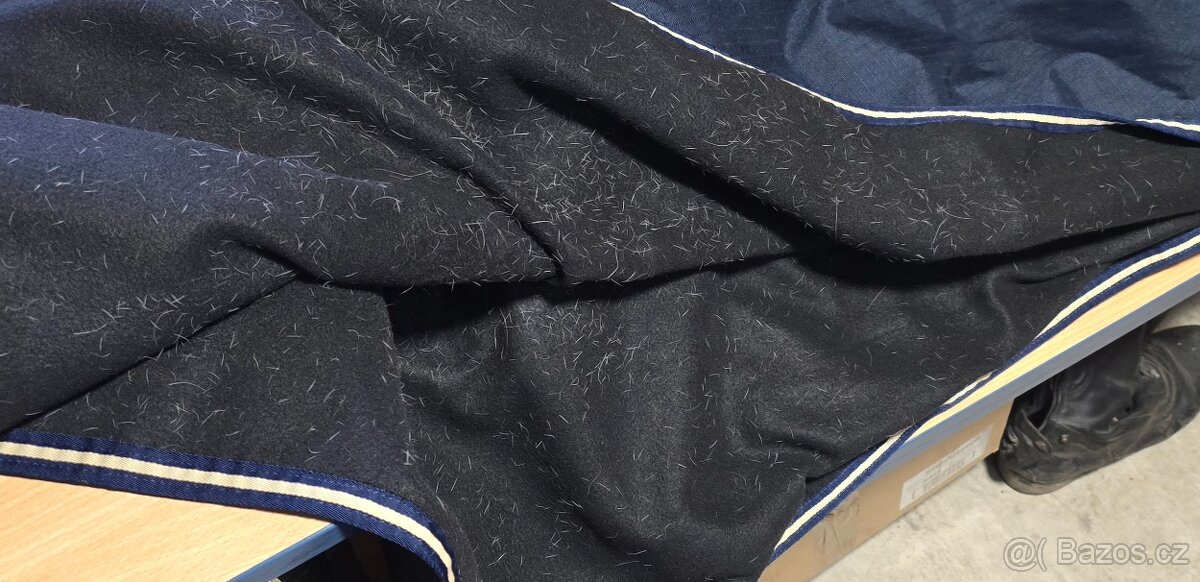 Tmavě modrá bederní deka FULL - 2