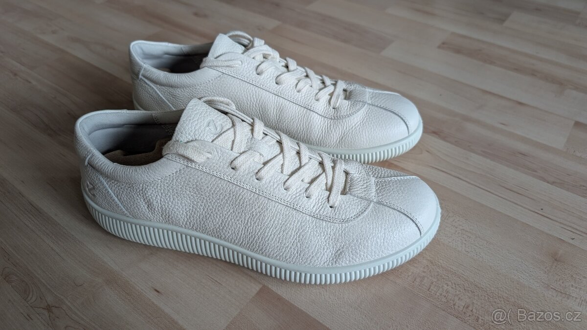 Pánské kožené tenisky ECCO soft zero, bílé, velikost 46 - 2