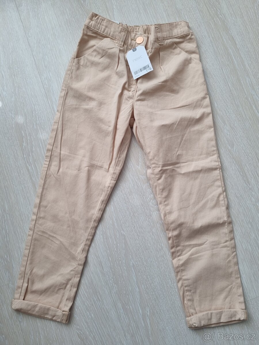 Plátěné kalhoty Next nové 110 - 2