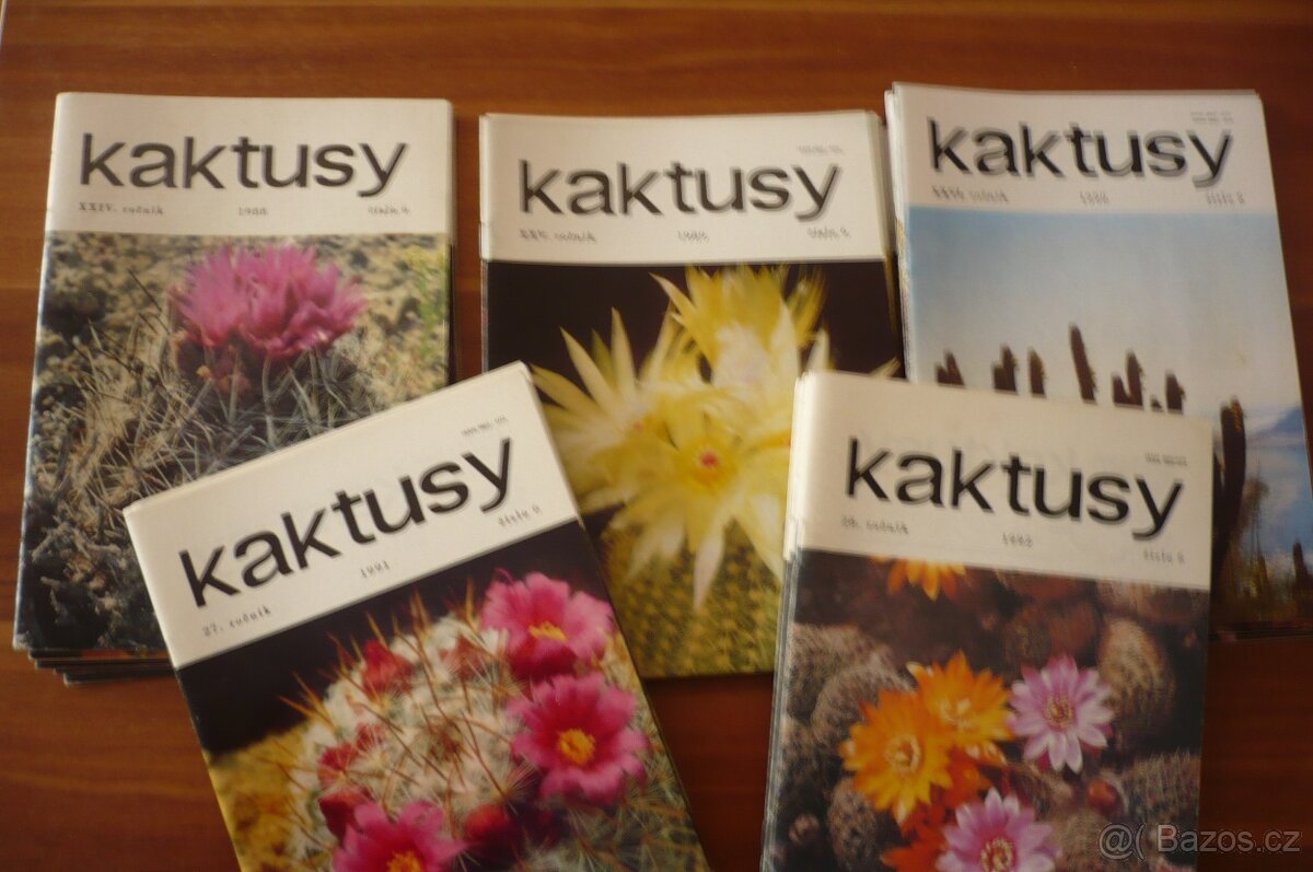 Časopisy o kaktusech - 2