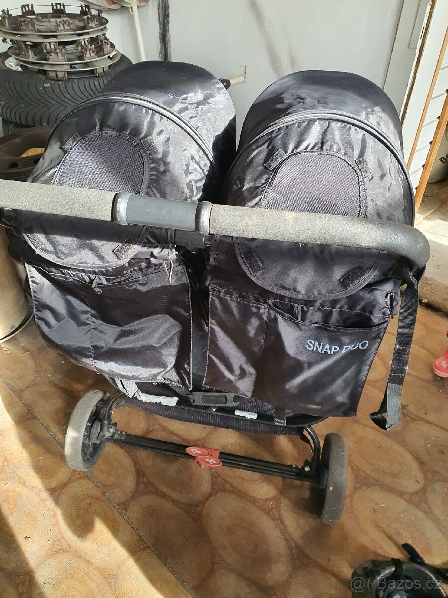 Dvoukočár Valco Snap Duo černý - 2