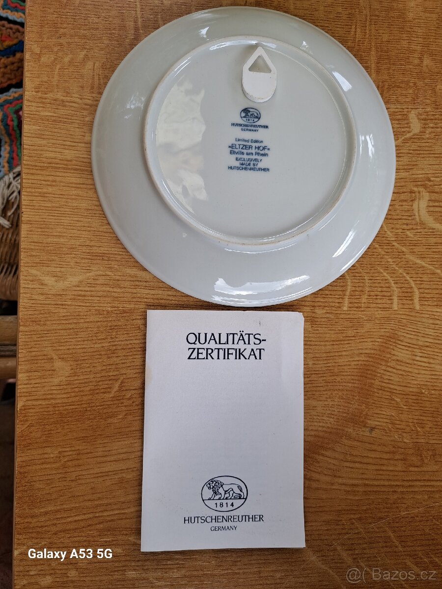 Dekorativní porcelánový talíř Hutschenreuther - 2